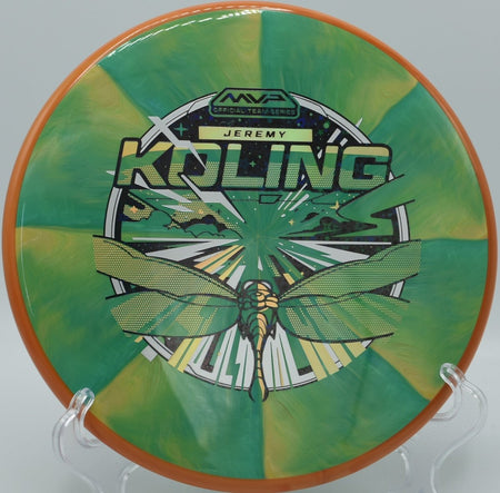 Axiom Tempo torque-resistant approach shot at Eagles Crossing Disc Golf Course in Hawk Point, Missouri