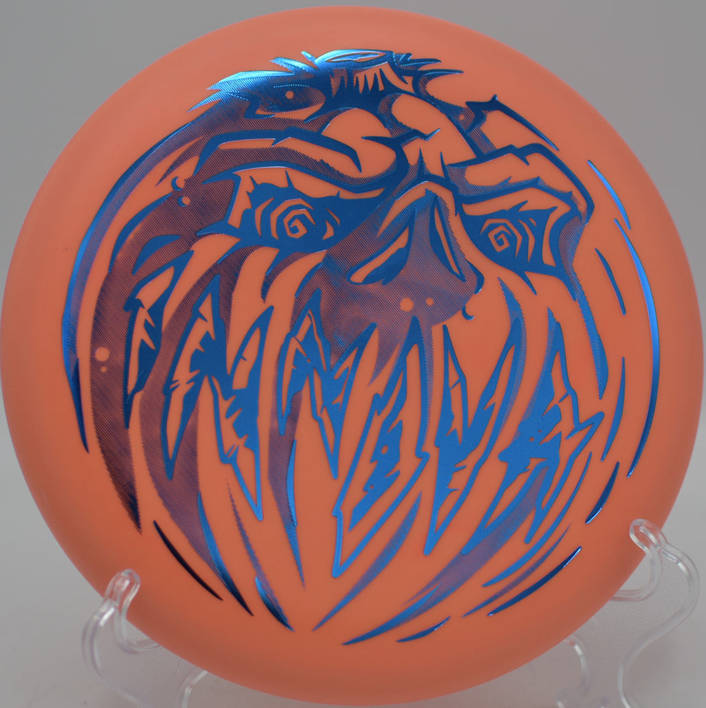 Collector’s Nexus Proto Glow Aviar Halloween edition parked at Brewster Ridge Disc Golf Course in Jeffersonville, Vermont.
