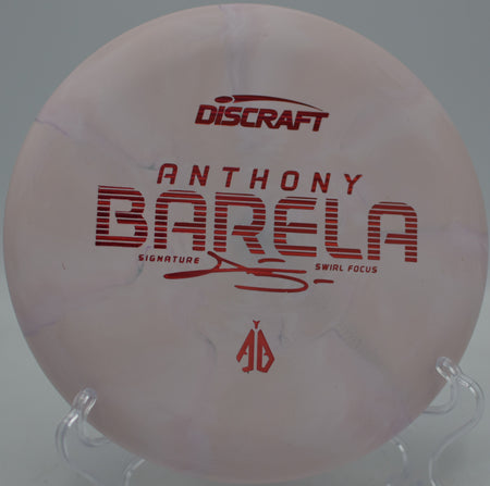 Discraft CT Swirl Focus Anthony Barela Tour putter carving a tunnel line at Patriots Park Disc Golf Course in Grovetown, Georgia.