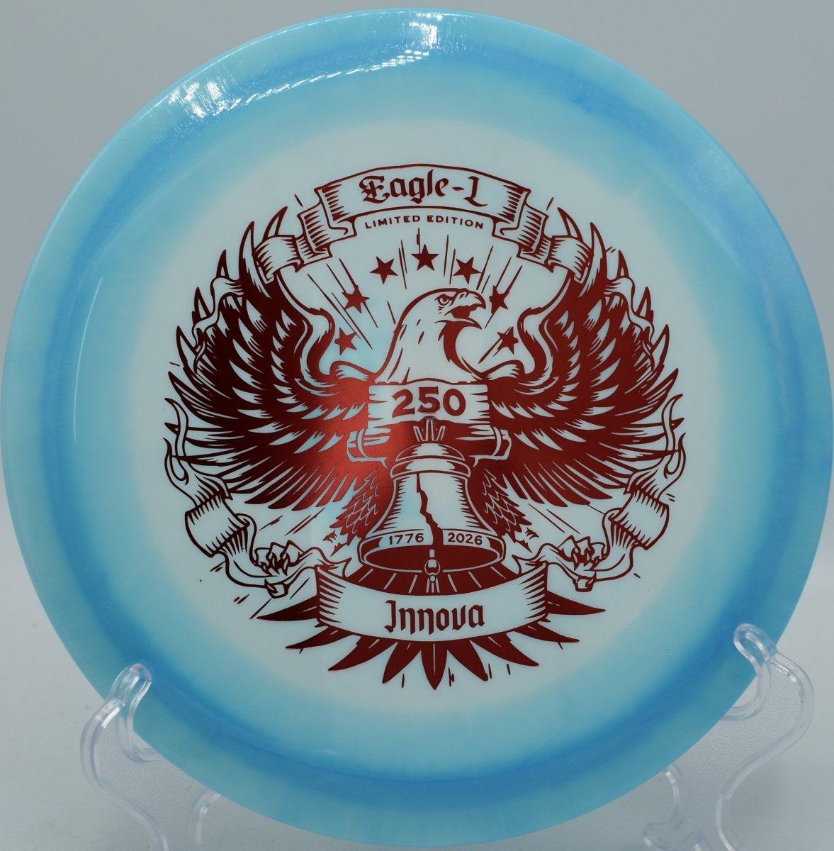 Fourth of July Eagle-L at Blue Ribbon Pines DGC, East Bethel MN for wooded fairway precision