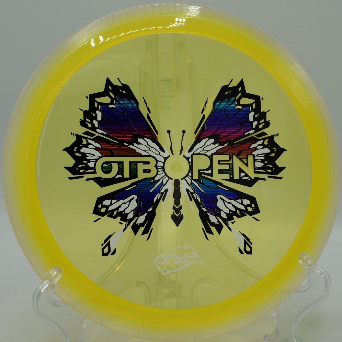 MVP Insanity Soft Prism Proton sweeping turnover line at Eagles Crossing Disc Golf Course in Hawk Point, Missouri