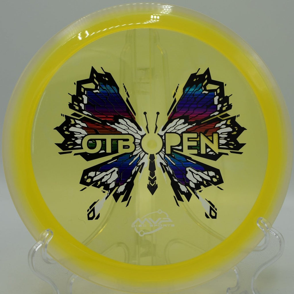 MVP Insanity Soft Prism Proton sweeping turnover line at Eagles Crossing Disc Golf Course in Hawk Point, Missouri