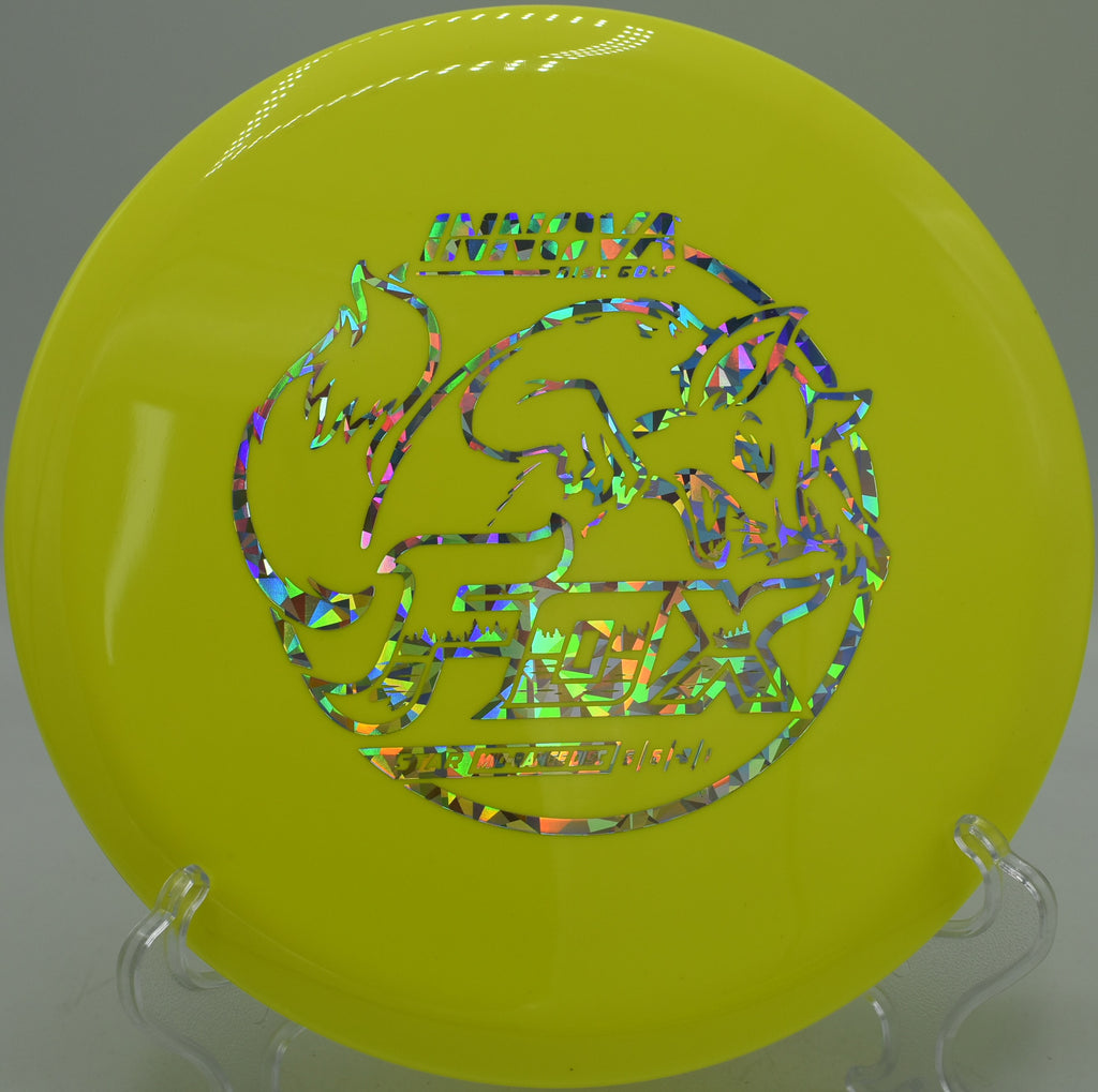 Innova Star Fox floaty turnover shot at Cedar Hill Park in Nashville, Tennessee