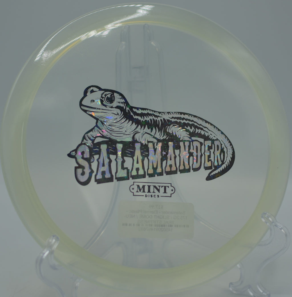 Eternal Salamander streaking down the fairway at La Mirada Regional Park DGC in La Mirada, CA, riding its -2 turn with smooth control.