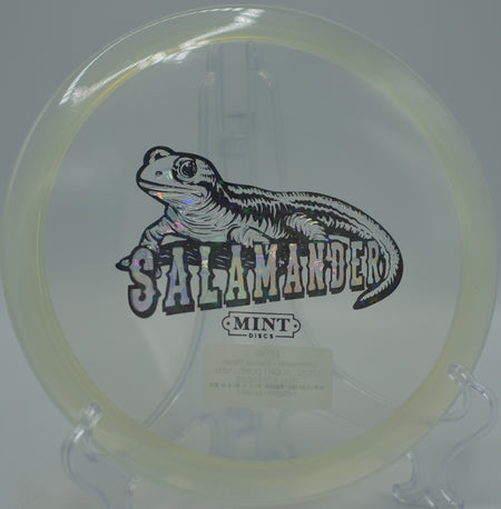 Eternal Salamander streaking down the fairway at La Mirada Regional Park DGC in La Mirada, CA, riding its -2 turn with smooth control.