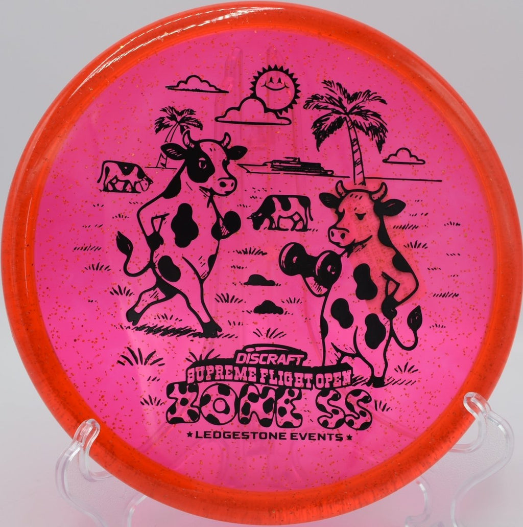 SFO CryZtal Sparkle Zone SS straight tunnel upshot with soft finish at DeLaveaga DGC in Santa Cruz, CA