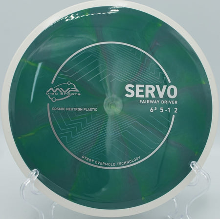 Cosmic Neutron Servo shaping turnover line at West Meadowbrook Park Disc Golf Course in Rapid City, South Dakota