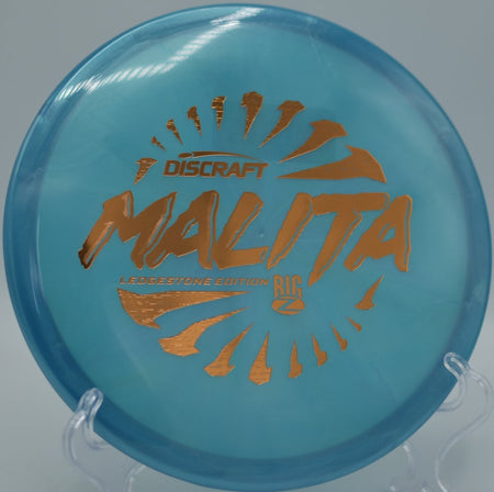 Paul McBeth Malita midrange in Big Z Swirl plastic flying straight with touch control at Blue Ribbon Pines Disc Golf Course in East Bethel, Minnesota