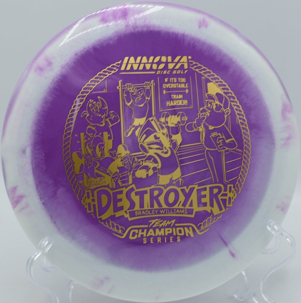 Bradley Williams Halo Star Baby Destroyer lightweight Destroyer bombing fairway at Idlewild Disc Golf Course Kentucky