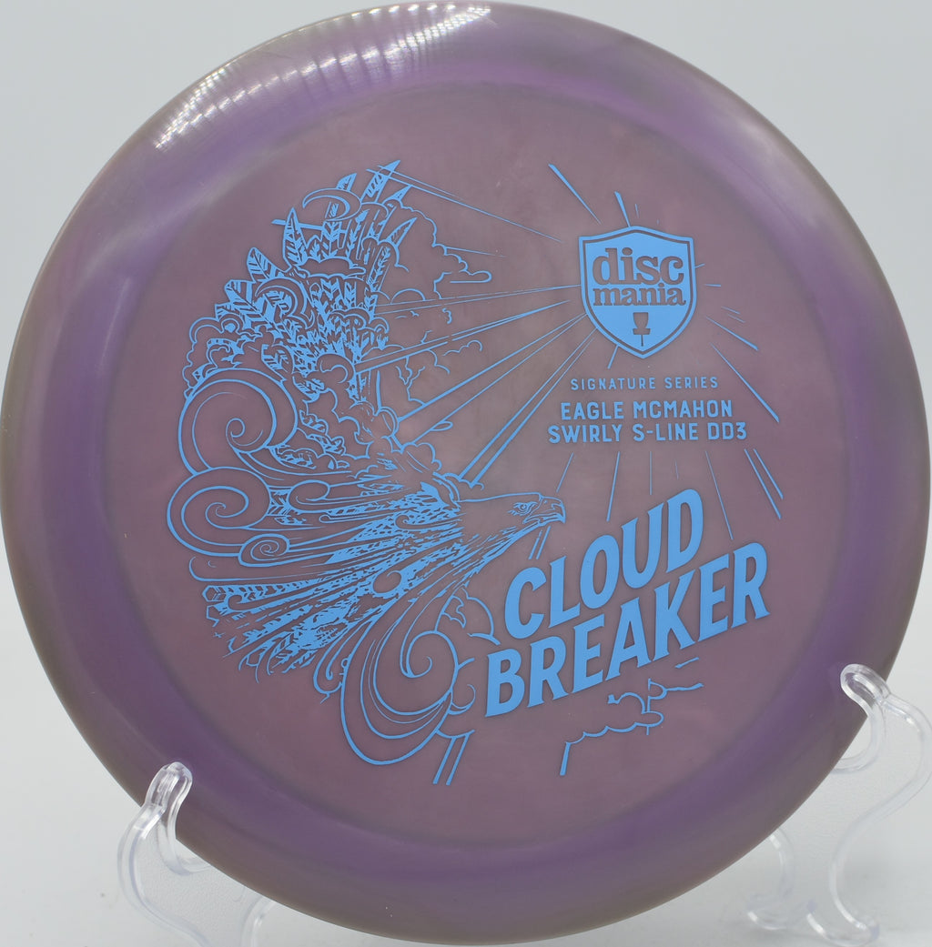 Discmania Cloudbreaker 1 holding steady in a crosswind at DeLaveaga DGC in Santa Cruz, California.


