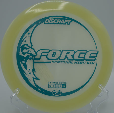 Mega Glow Z Force blazing through the night sky at Idlewild Disc Golf Course in Burlington, Kentucky.