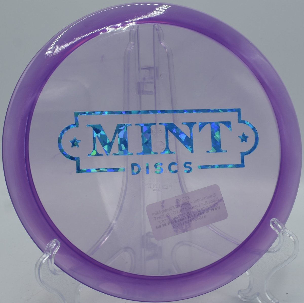 Mint Discs Eternal Salamander fairway driver flying straight with gentle fade at DeLaveaga Disc Golf Course in Santa Cruz California