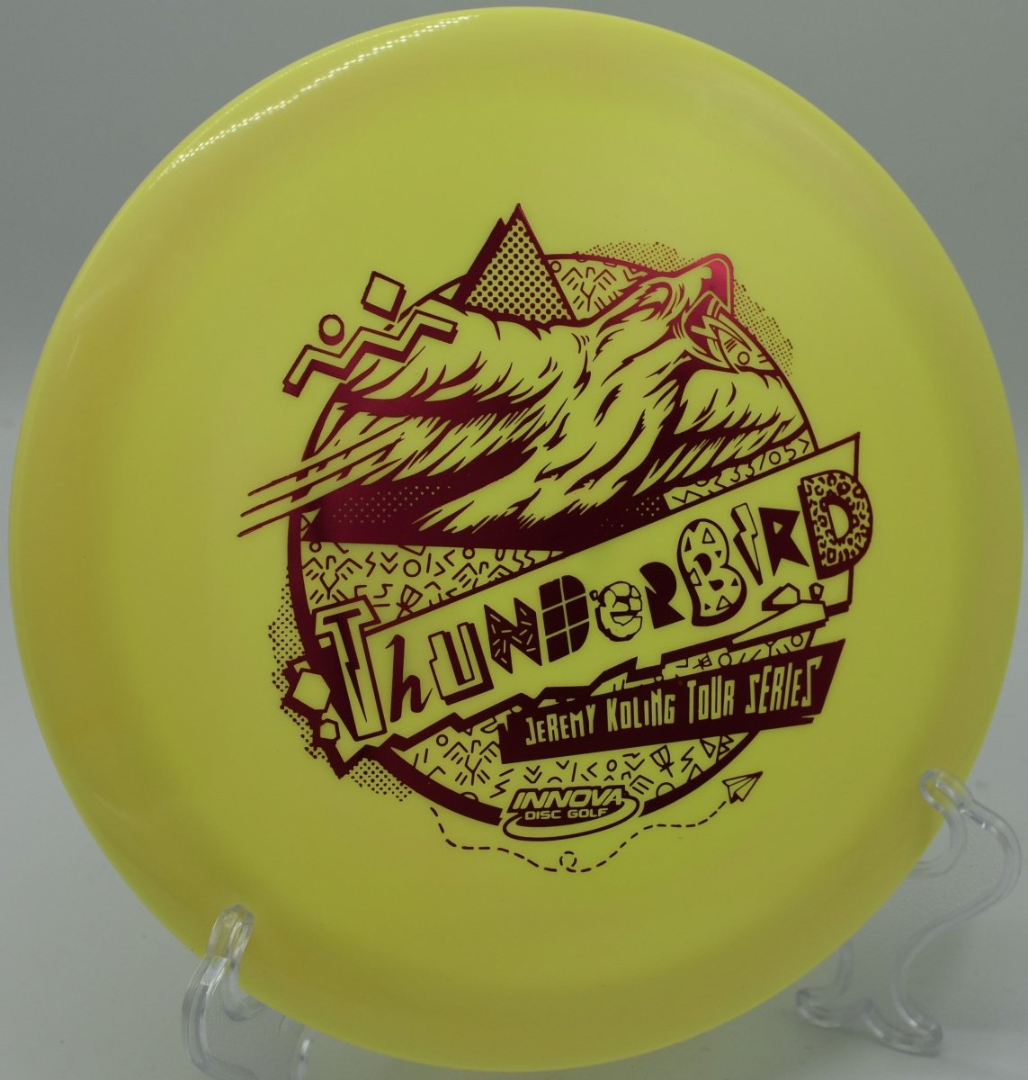 Koling Thunderbird fairway driver driven on a flat, penetrating line at Lake Cunningham Disc Golf Course in San Jose, California, holding straight stability with strong glide and a dependable fade for controlled disc golf tee shots