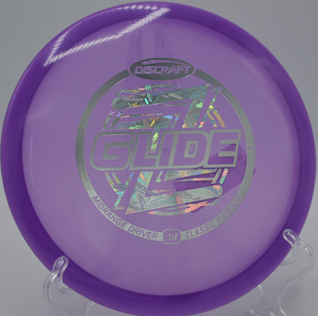 Reissued Z Glide flying understable with big glide at Hornets Nest Disc Golf Course in Charlotte, North Carolina.