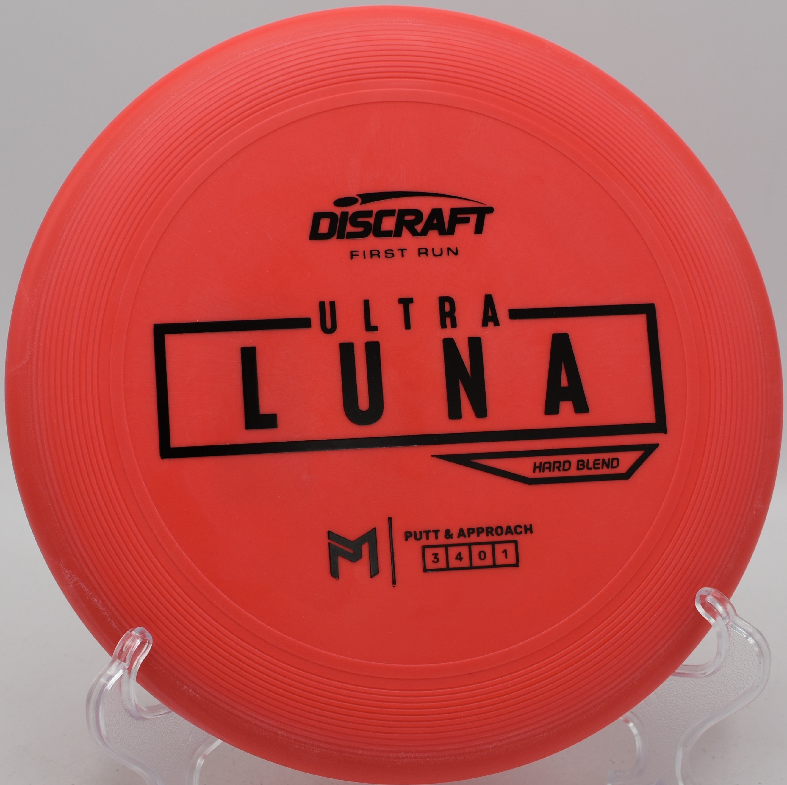 First Run UltraLuna at Big Eau Pleine DGC, Mosinee WI for confident putting inside the circle
