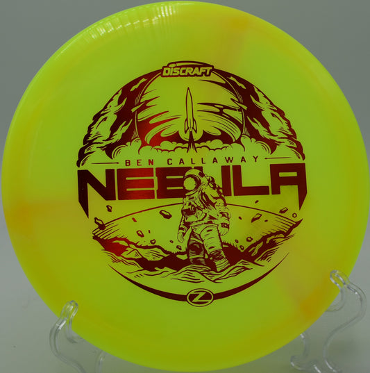 "Z Swirl Nebula – Collector-grade plastic with pro-level fade at Brackett’s Bluff in North Carolina."

