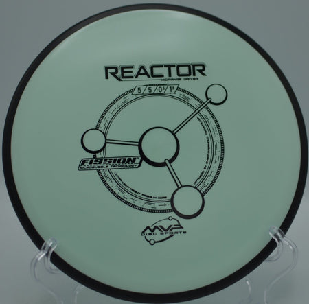 Fission Reactor midrange showing reliable fade and angle control at Maple Hill Disc Golf Course in Leicester, Massachusetts