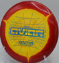Innova Halo Star Aviar dropping into the basket with a gentle fade on Hole 6 at Panther Creek Disc Golf Course, Springfield, Illinois.