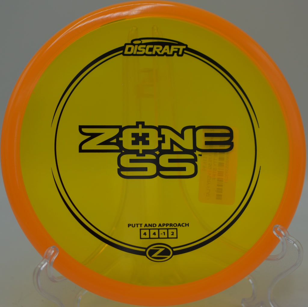 Z Zone SS gliding neutral on approach at Lake Eureka Disc Golf Course in Eureka, Illinois.