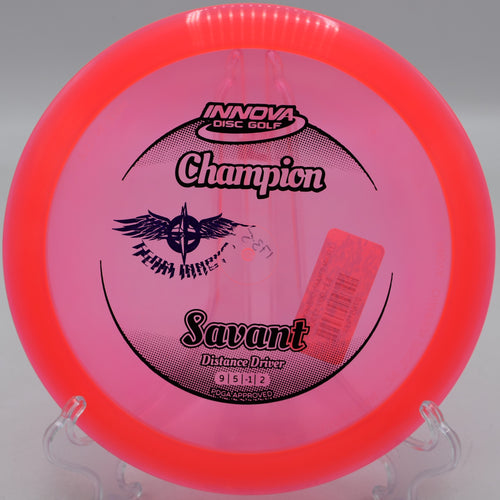 Shop the exclusive (TEAM STAMP) CHAMPION SAVANT disc at Flexline Discs in Lakewood, WA, with nationwide shipping to Arizona, Georgia, and beyond.