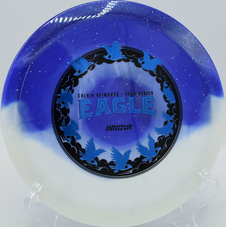 2026 Tour Series Duo Eagle gliding down wooded fairways at Idlewild Disc Golf Course, Burlington, Kentucky