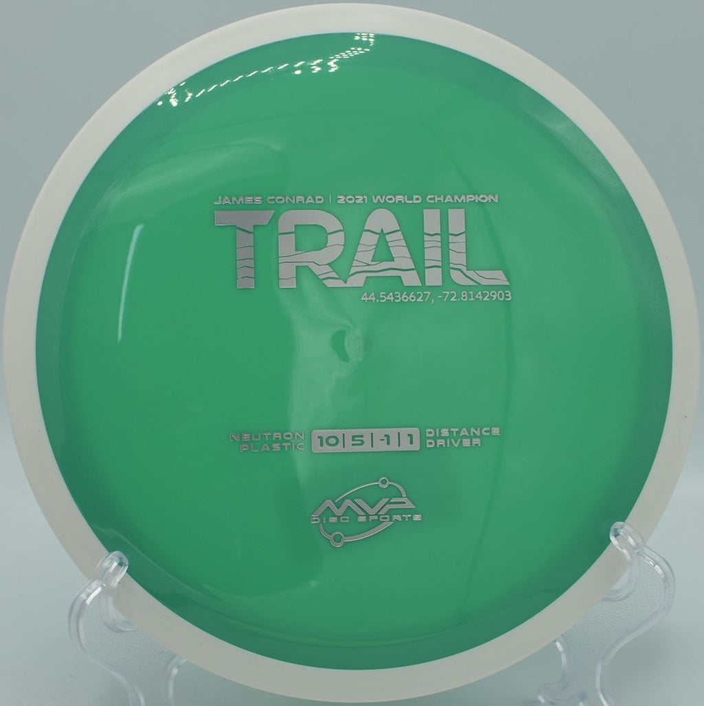 Neutron Trail clean backhand drive at Lakeshore Disc Golf Course in Ypsilanti, Michigan
