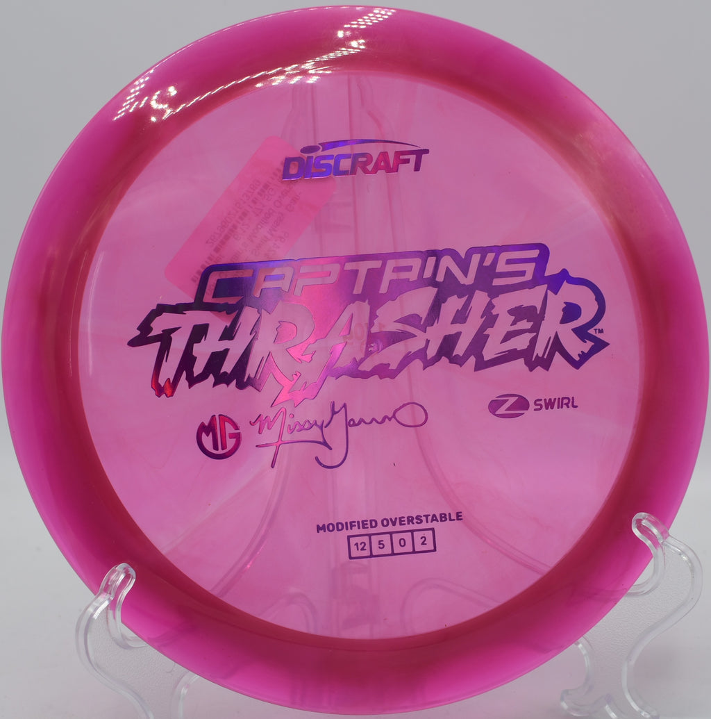 Z Swirl Captain's Thrasher at Milo McIver DGC, Estacada OR for long backhand bombs
