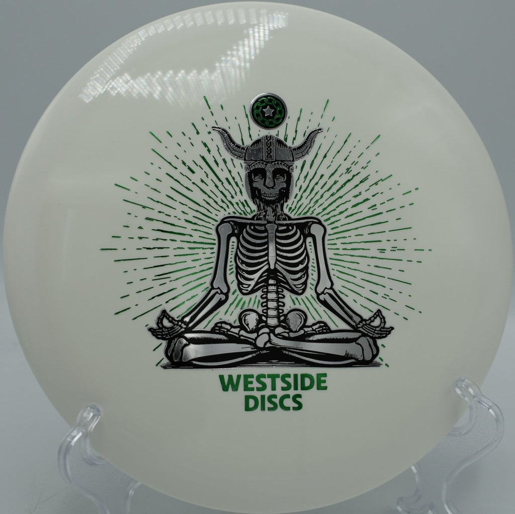 Westside Discs Tournament Underworld understable fairway driver gliding smooth at Maple Hill Disc Golf Course in Leicester Massachusetts