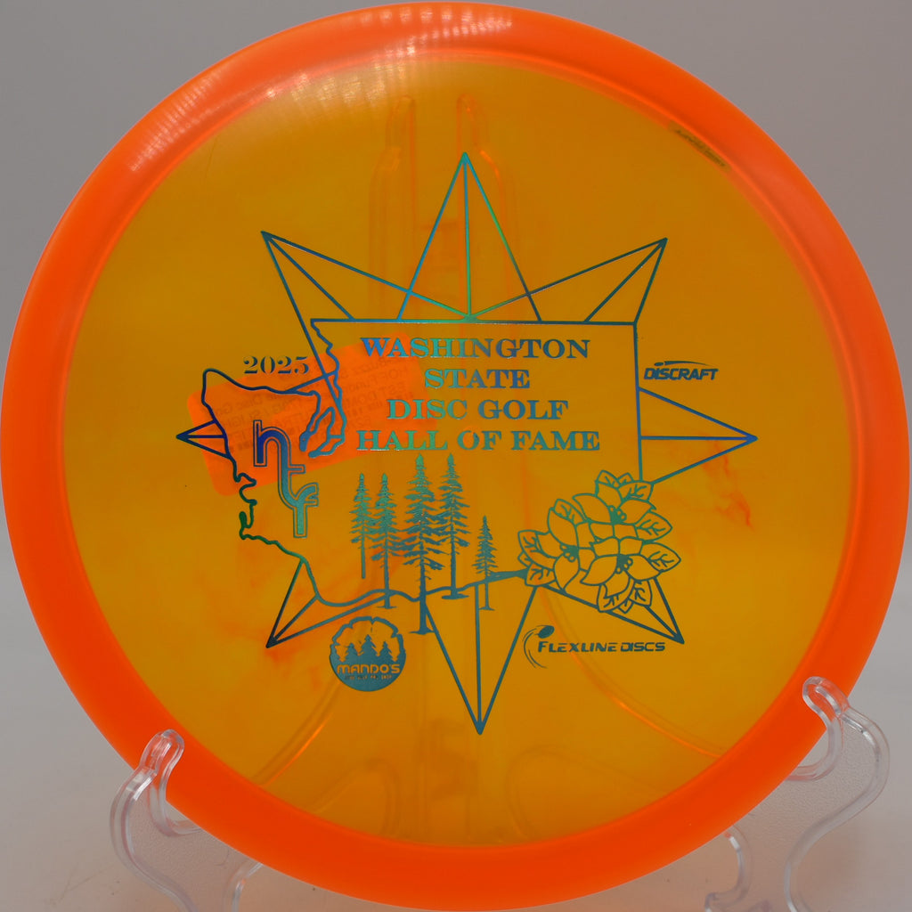 Understable midrange Z Buzzz SS hyzer flipping at Gaffney’s Grove Disc Golf Course in Maple Valley, Washington