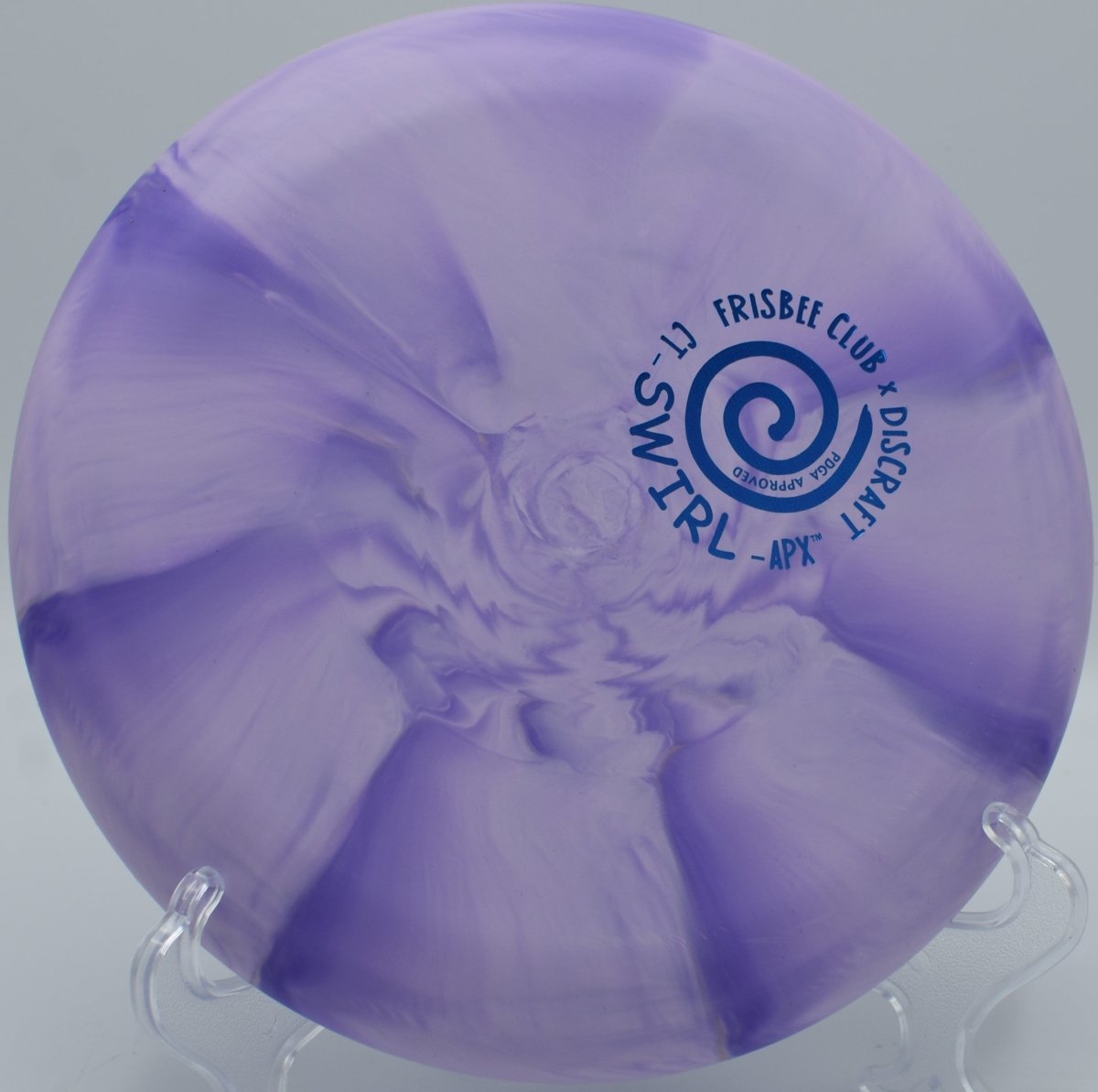 Discraft CT Swirl APX featured at Carroll Marty DGC, Des Moines IA for laser-straight putting