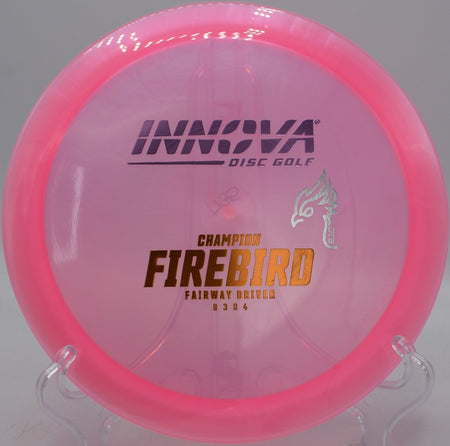 FAF Luster Champion Firebird disc golf driver throwing a controlled forehand at The Fort Disc Golf Course, Ogden, Utah