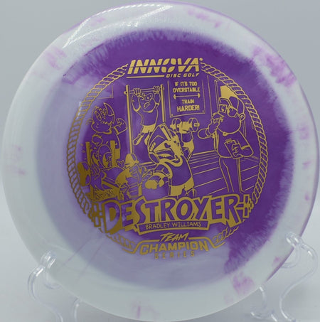 Bradley Williams Halo Star Baby Destroyer disc golf driver delivering glide at Pier Park Disc Golf Course Oregon