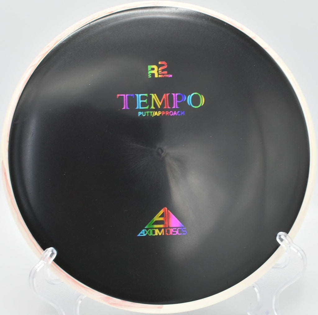 Gyropalooza Box R2 Neutron premium recycled discs spread out at Blue Ribbon Pines DGC in MN