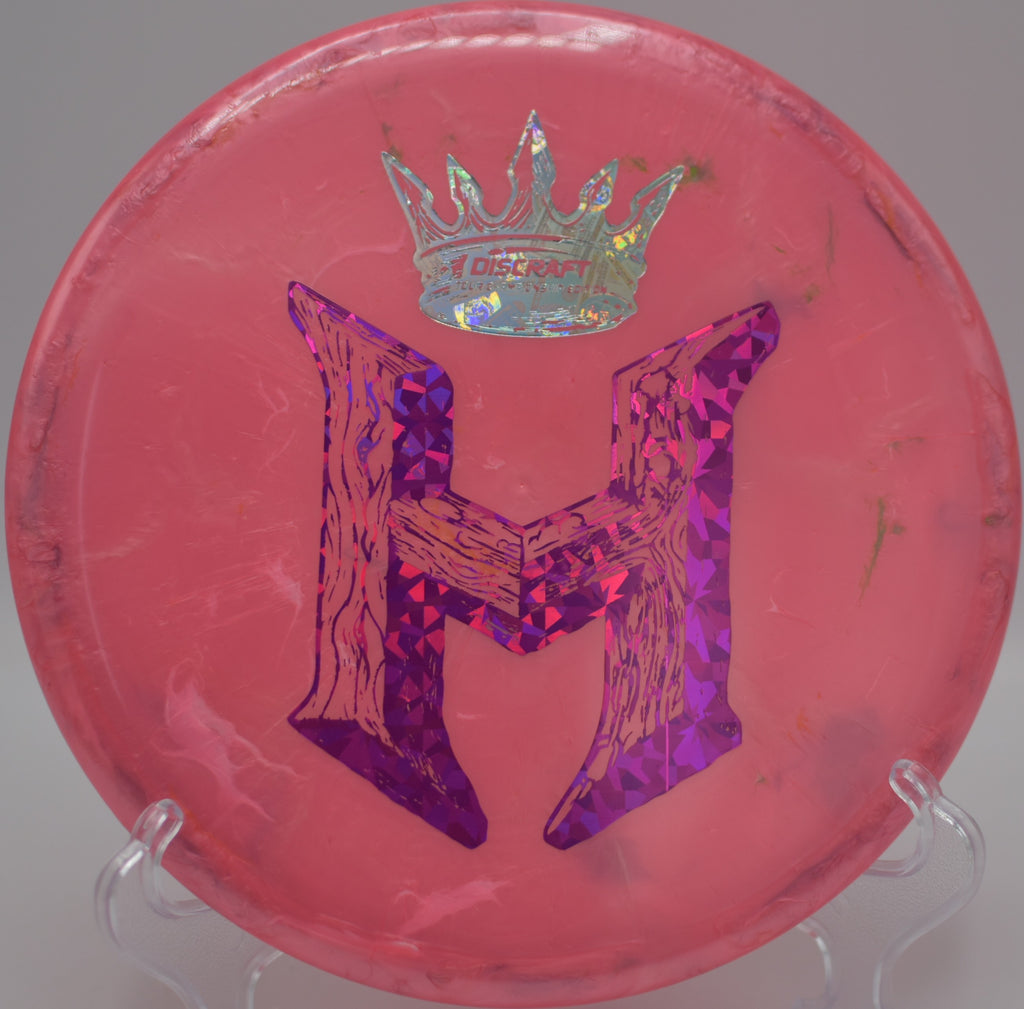 2025 Holyn Handley Zone SS resting on the wooded fairway at North Boundary Park DGC in Cranberry Township, PA, ideal for shaping glide-heavy approaches.