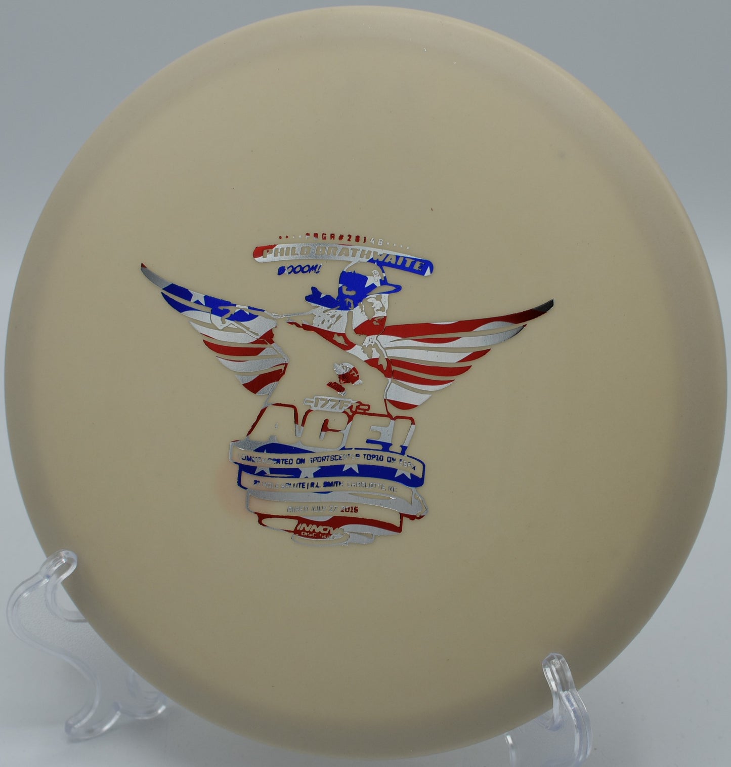 DX ROC (2018 PHILO ACE) (#5/10) disc golf disc, a limited-edition collectible with unique design, perfect for enthusiasts, available nationwide and locally in Charlotte, NC.