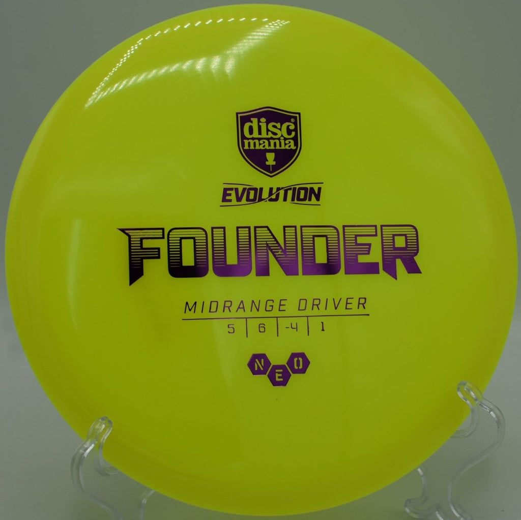 Discmania Neo Lumen Founder hyzer flip to flat at The Preserve Disc Golf Course in Clearwater, Minnesota