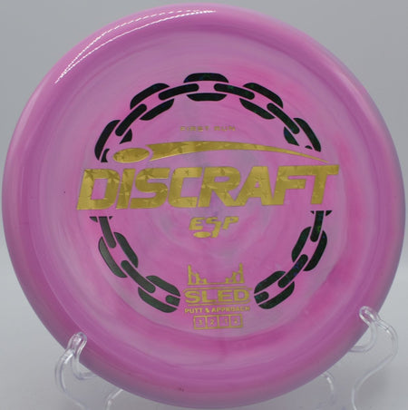 ESP First Run Sled accurate glide approach at Veterans Memorial Park Disc Golf Course in Parma, Ohio