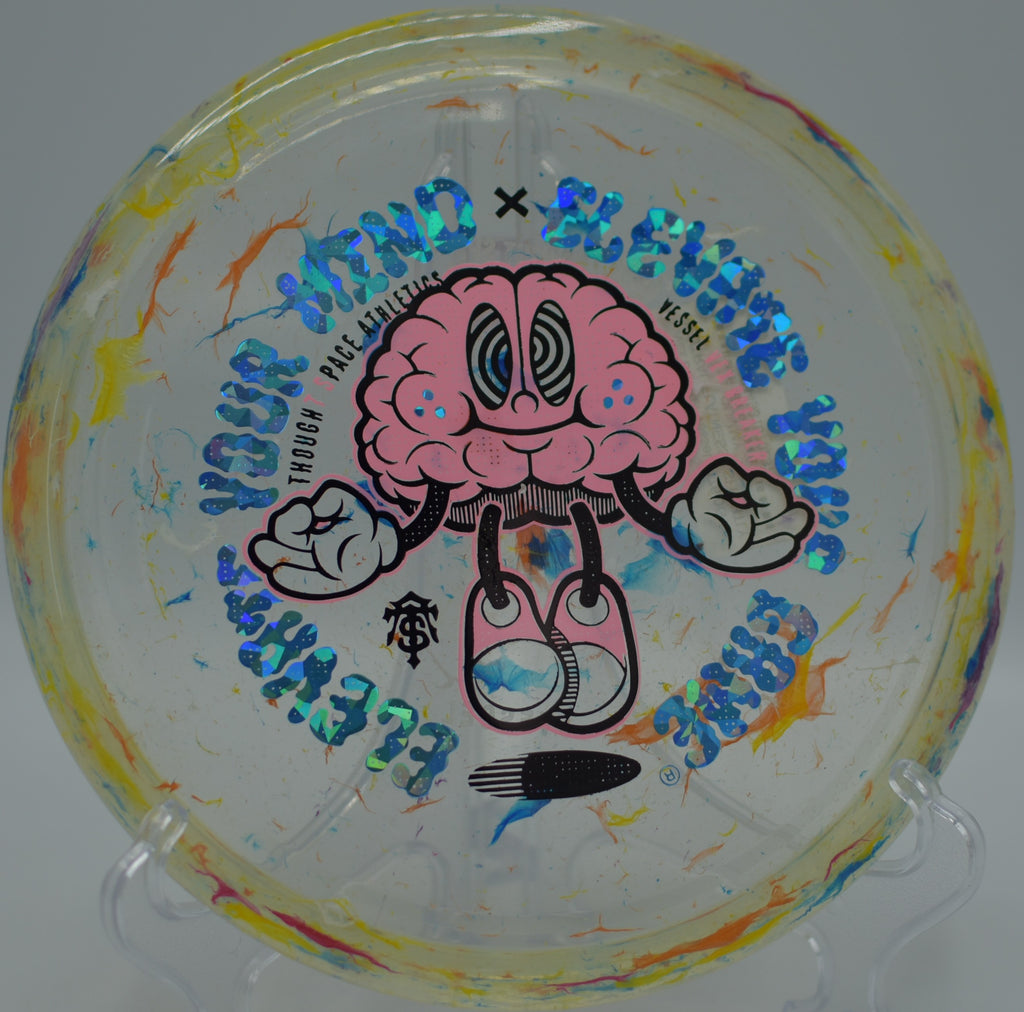 Vex Breaker Vessel flying flat and fast through hardwood fairways at Borderland State Park Disc Golf Course in Easton, Massachusetts.