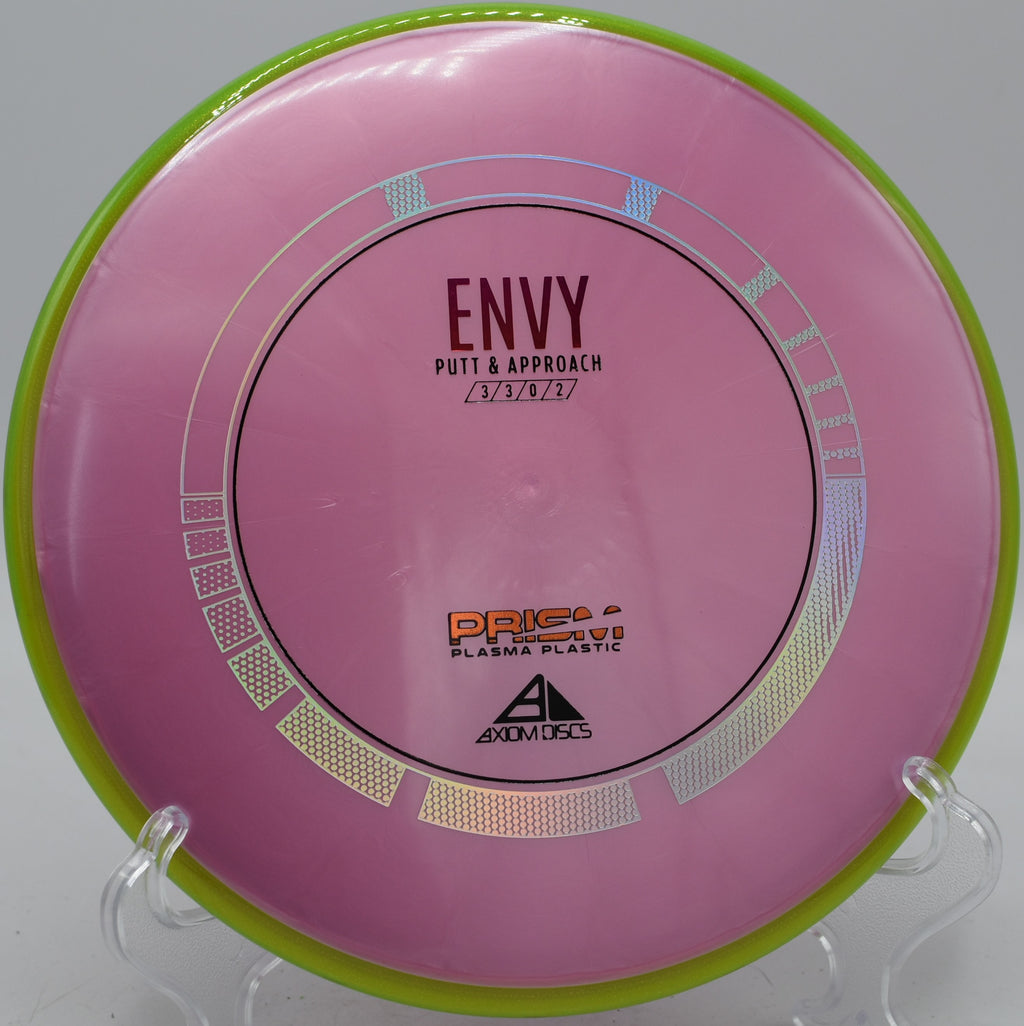 MVP Prism Plasma Envy floating a turnover line at Milo McIver State Park Disc Golf Course in Estacada, Oregon.