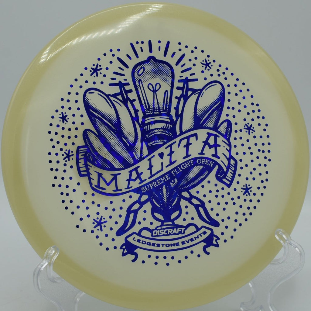 SFO Mega Glo Malita controlled power backhand with late fade bite at The Rez DGC in Brandon, MS