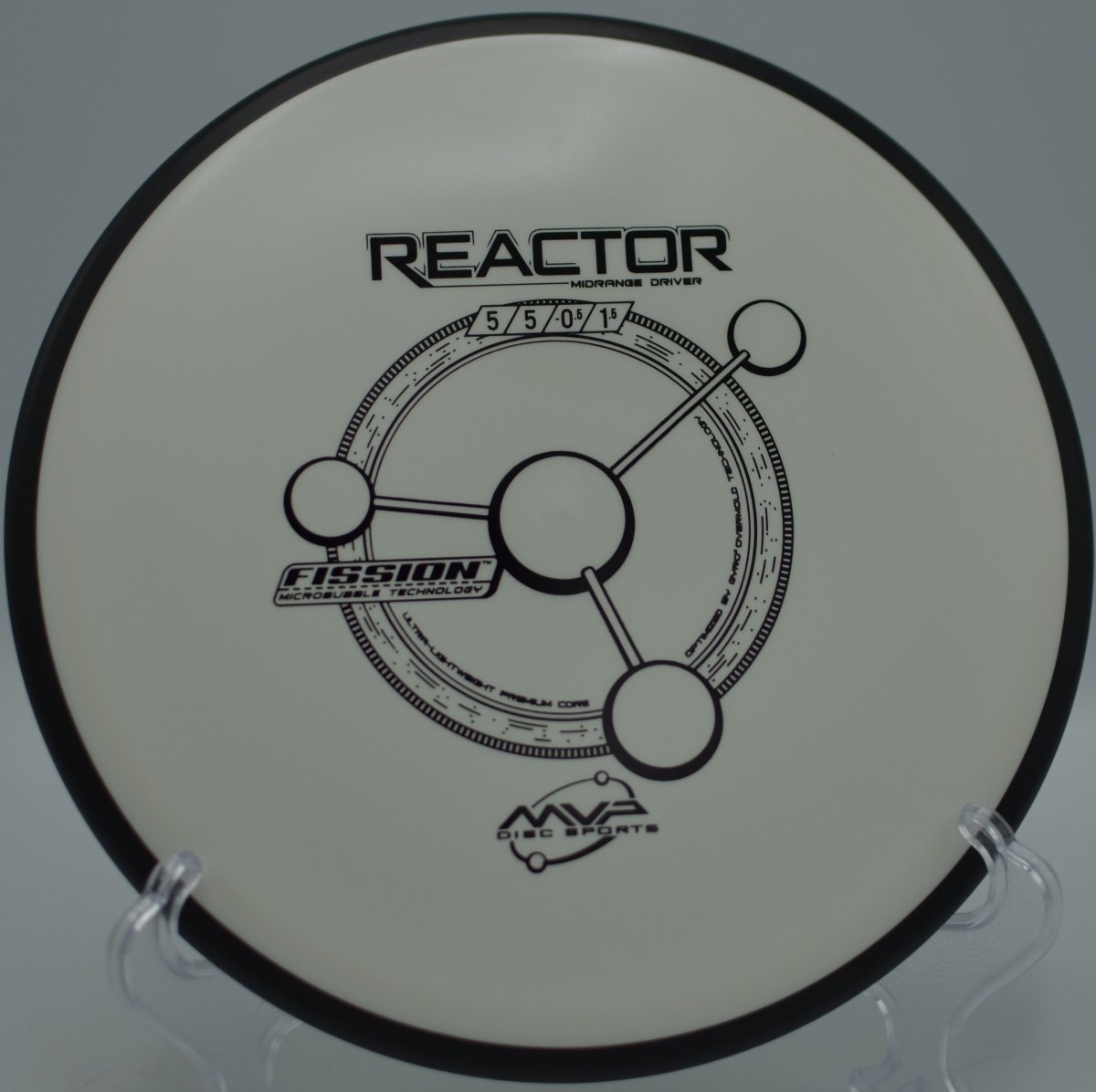 MVP Fission Reactor midrange handling power cleanly on a straight drive at Roy G Guerrero Disc Golf Course in Austin, Texas