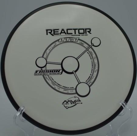 MVP Fission Reactor midrange handling power cleanly on a straight drive at Roy G Guerrero Disc Golf Course in Austin, Texas
