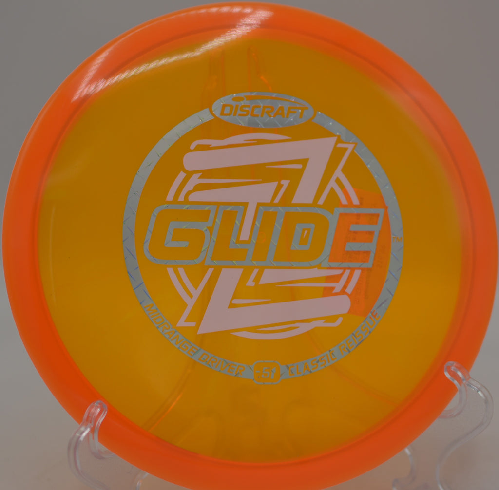 Discraft Z Glide used for a roller line at Morley Field Disc Golf Course in San Diego, California.