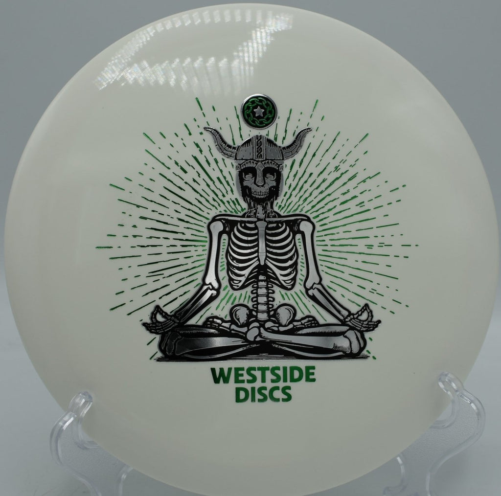 Westside Discs Tournament Underworld fairway driver carving hyzer flip at Idlewild Disc Golf Course in Burlington Kentucky