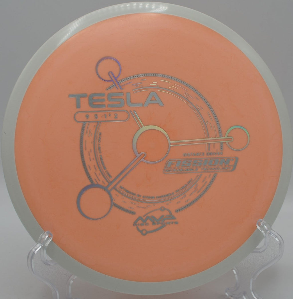 Fission Tesla power backhand drive at Bandemer Park DGC in Ann Arbor, MI