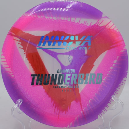 Champion I-Dye Thunderbird fairway driver at Maple Hill DGC, Leicester MA for controlled fairway distance