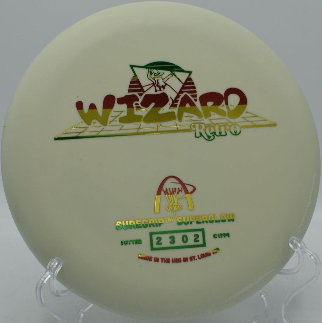 Retro Wizard SureGrip SuperGlow putter at Maple Hill DGC, Leicester MA for confident putting day or night