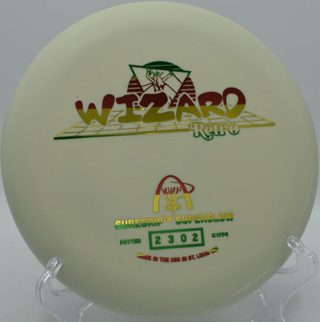 Retro Wizard SureGrip SuperGlow putter at Maple Hill DGC, Leicester MA for confident putting day or night