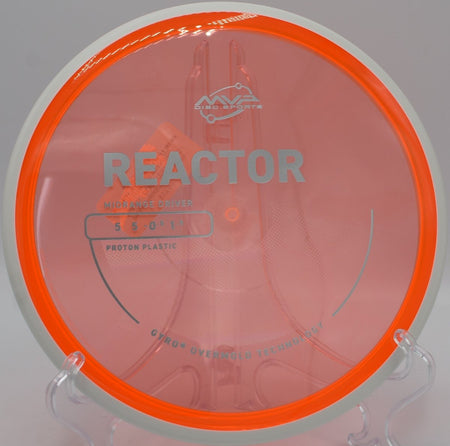 Proton Reactor pushing a straight approach at Porter Park Disc Golf Course in Adrian, Michigan, showing subtle turn and dependable finish
