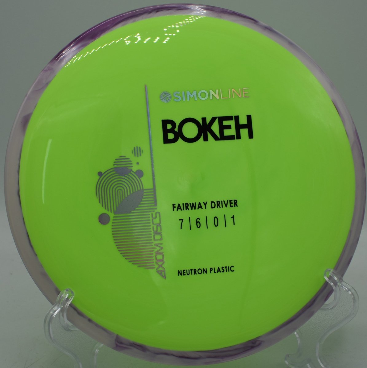 Neutron Bokeh displayed at Brewster Ridge DGC, Jeffersonville VT for accurate fairway placement